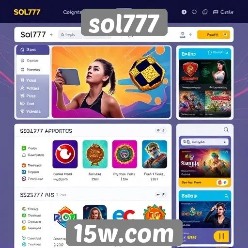 Experiência do usuário na interface do sol777